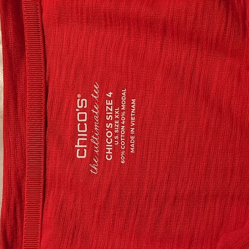 Chico's ultimate tee sz 4 - Picture 9 of 12